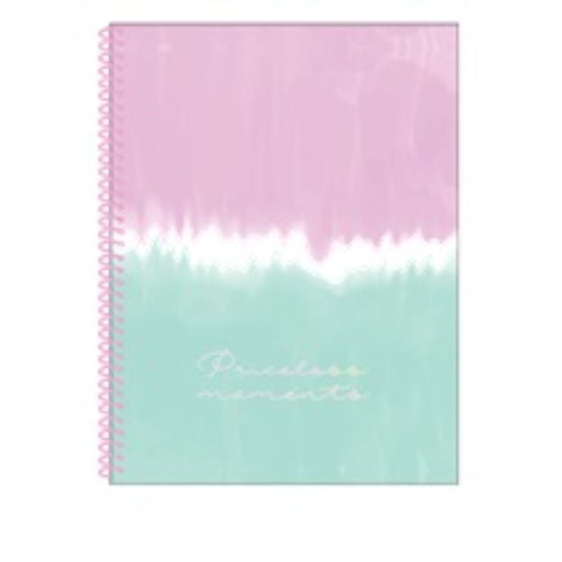 Cuaderno Carta Pastel- 3 Materias / Papel Premium 80g Mooving