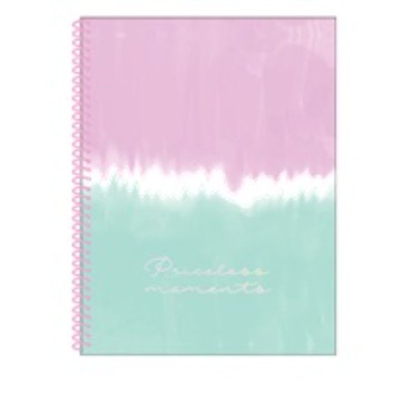 Cuaderno Universitario Pastel 3 materias / papel premium 80g