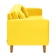 thumbnail image 3 of Sofa New Retro 3c Felpa 04 Amarillo, 3 of 6