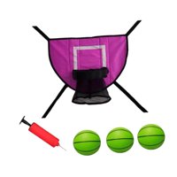 Magideal - Accesorio Para Aro De Baloncesto De Trampolín, Portería De Baloncesto Blanda, Fácil De Instalar, Accesorios De Trampolín Para Entrenamiento De Adultos Baloncesto Verde