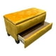 thumbnail image 1 of Banqueta baul Zapatero Mostaza Felpa, 1 of 3