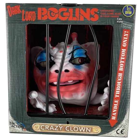 Puppet Boglins Dark Lord Crazy Clown, espuma para niños, 20 cm
