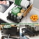 thumbnail image 5 of Estante para secar platos Runnatal, grande, acero inoxidable, 2 niveles, 5 of 7