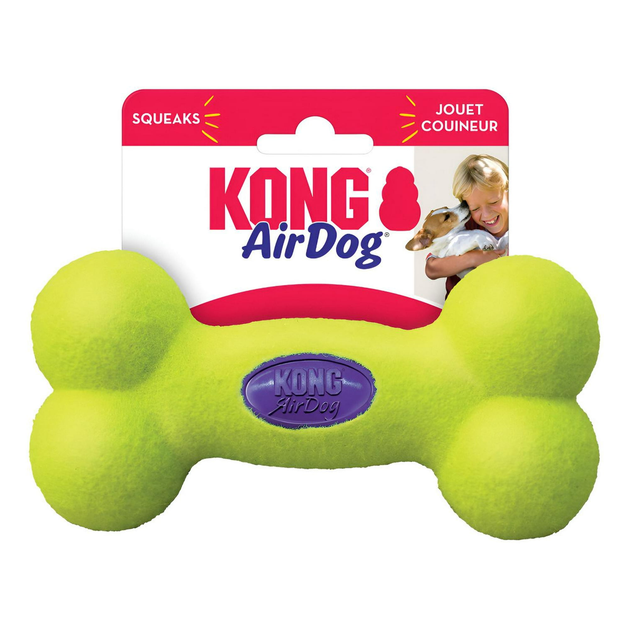 Juguete Para Perro Con Sonido Kong Air Dog Bone Hueso M