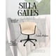 thumbnail image 2 of Silla De Escritorio Giratoria Base Negra Gales Beige, 2 of 3