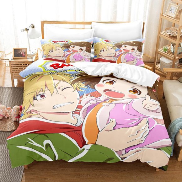 Buddy Daddies Bedding Set Single Twin Full Size Bed Set Adult Kid Bedroom Duvet cover Sets Anime Bed Sheet Set Bed Sheets