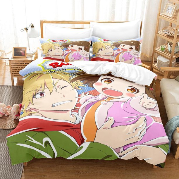 Buddy Daddies Bedding Set Single Twin Full Size Bed Set Adult Kid Bedroom Duvet cover Sets Anime Bed Sheet Set Bed Sheets