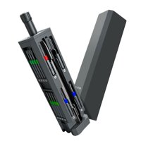 Ioensy - Juego De Destornilladores Magnéticos De Precisión Con Broca Magnética Para Reparar La Pc De La Cámara 30 En 1