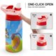 thumbnail image 4 of Zoo Battle ArenaBotella de Agua con Tapa Pop Top de Un Toque, Acero Inoxidable, a Prueba de Fugas, para Deportes, Botella Infantil rosa 12 oz, 4 of 6