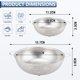 thumbnail image 2 of Juego de Coladores de Acero Inoxidable Gulex, 2 of 7