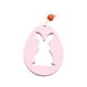 thumbnail image 3 of Feliz Pascua Colgante Adorno Colgante Decoración DIY Para árbol Al Aire Libre Hogar Hueco Conejo Rosa, 3 of 3