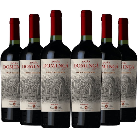 6 Vinos Gran Reserva Carmenere, 750 ml, 14%