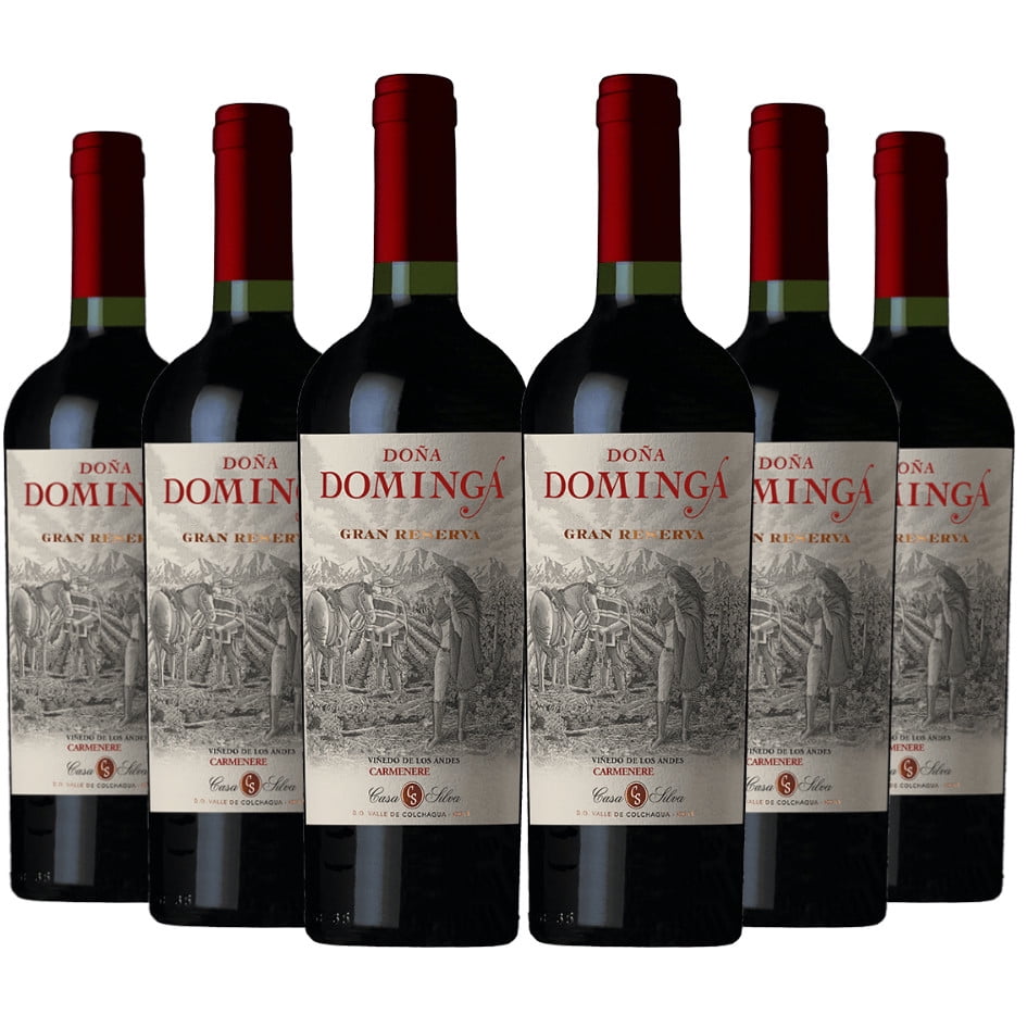 Dona Dominga - 6 Vinos Gran Reserva Carmenere, 750 Ml, 14%
