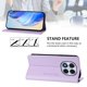thumbnail image 3 of Funda Billetera con Soporte para Xiaomi Redmi Note 14 Pro 4G Bloqueo RFID Plegable Morado claro, 3 of 6