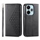 thumbnail image 3 of Funda Flip FOXDOCK para Xiaomi Redmi Note 13R 5G , Estilo Billetera con Diseño Rombo, Correa de Mano y Soporte, Uso Diario, 3 of 6