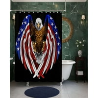 Imac Hogar - Juego De Cortina De Baño Tela Género + Forro Impermeable