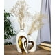 thumbnail image 2 of Florero Decorativo Escultural Jarrón Abstracto Corazón Jhn, 2 of 3