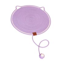 Ioensy - Alfombrilla Para Rascar Gatos, Garras De Molienda, Almohadilla Para Rascar Gatos Para Alfombra, Suministros Para Mascotas, Violeta