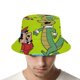 thumbnail image 4 of Wally Gator Sombrero bucket para adultos, gorra de protección solar, sombrero de pescador plegable para viajes al aire libre, pesca y actividades de verano, 4 of 6