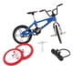 thumbnail image 4 of Aleación De Mini Dedo Bmx Bicicleta De Monta?a Juguete W 2x Neumáticos De Repuesto Modelos De Bicicleta Azul, 4 of 5