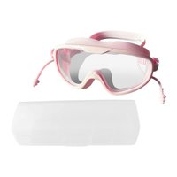 Magideal - Gafas De Natación Con Correa De Silicona Ajustable Para Adultos, Antivaho Con Tapones Para Los Oídos, Gafas Para Nadar Y Practicar Deportes Acuáticos. Rosa