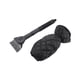 thumbnail image 2 of Quitahielos retráctil para parabrisas de coche con guante, herramienta para quitar nieve, resistente para coches, camiones y todoterrenos, ajustable, Guante negro, 2 of 5