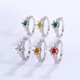 thumbnail image 3 of Anillos de Compromiso de Moissanita de 1 Quilate para Mujer Color D Claridad VVS1 Anillos de Diamante Anillos de Plata Esterlina S925 Regalos Anillos de Boda de Moissanita con Certificado, 3 of 8