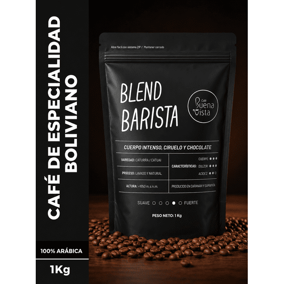 Café En Grano De Especialidad 1KG - Bolivia - Barista Blend