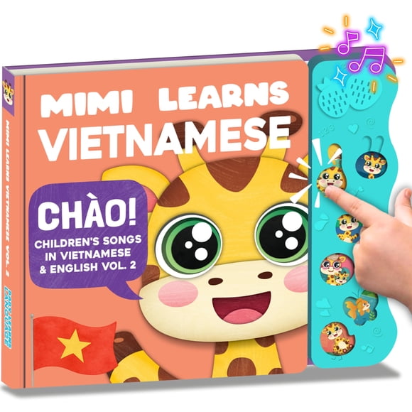 Libro interactivo de sonidos Mimi Aprende Vietnamita Vol. 2