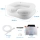 thumbnail image 4 of Lavabo inflable para champú BOLESHU para mesita de noche, PVC blanco, 4 of 9
