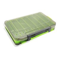 Magideal - Caja Contenedora Para Aparejos De Pesca De Doble Cara, Accesorios Prácticos, Estuche Organizador De Almacenamiento Multiusos Portátil, Caja Para Señue 195 Cm X 125 Cm X 35 Cm