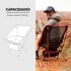thumbnail image 2 of Silla Camping Baja Negro, 2 of 4