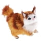 thumbnail image 2 of Simulación Gatos Peluche Peluche Decoración Para El Hogar Ni?os Regalo De Cumplea?os Marrón, 2 of 3