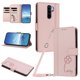 thumbnail image 1 of Funda Cartera Trébol para Xiaomi Redmi Note 8 Pro 4G con Ranuras Tarjetas y Carga Inalámbrica Rosa, 1 of 6