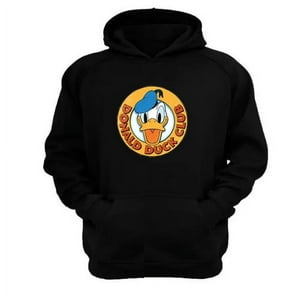 Genérico - Polerón Canguro Pato Dibujos Animados Negro Talla S Unisex