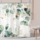 thumbnail image 4 of 1pc Waterproof Polyester Eucalyptus Leaf Green Shower Curtain for Bathroom Decoration - 70.87inch x 70.87inch, 4 of 4