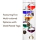 thumbnail image 3 of Termómetro Galileo Lily's Home Glass de 11 pulgadas, 64 °F a 80 °F, 3 of 6