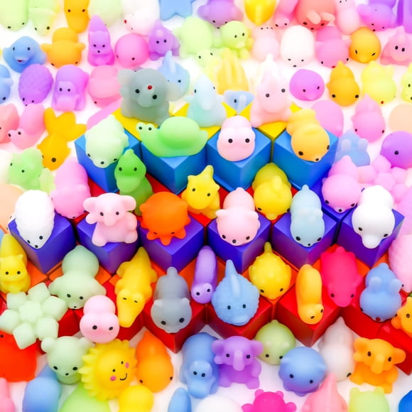 Squishy Toys LENYOQIN 100 unidades de mochi kawaii para fiestas infantiles
