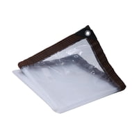 Ioensy - Lona Transparente Con Ojales Lona Transparente Plegable Para Tienda De Campaña Gallinero 3Mx3M