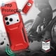 thumbnail image 2 of Funda Resistente para iPhone 17 Pro con Tapa Deslizante y Protección Militar Rojo, 2 of 6