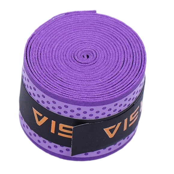 Cinta de Agarre para Raqueta de Bádminton, Cinta de Envoltura de PU No Tejida, Agarre Cómodo, Banda para El Sudor, Agarre de Tenis para Ráquetbol, Squ Violeta