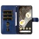 thumbnail image 4 of Funda tipo cartera para Google Pixel 7 Pro con bolsillo con cremallera y ranuras para tarjetas – Función de soporte Azul, 4 of 6