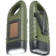 thumbnail image 2 of 2-Pack mano manivela linterna alimentada por energía solar, linterna de supervivencia de emergencia antorcha para deportes al aire libre, verde, 124x45x32mm / 86g., 2 of 3