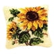 thumbnail image 1 of 1 set de almohadas, kit de gancho de cierre, material para principiantes de girasol, 1 of 3