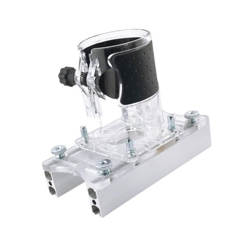 Ioensy - Base De Enrutador Para Carpintería 2 En 1, Soporte De Ranurado Con Sujetador Para Procesamiento De Madera Sin Herramienta De Fresado