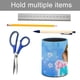 thumbnail image 5 of Como Nastya-theme Cylinder Pen Holder Pencil Organizer with Flannel Lining PVC Leather Material Cardboard Base for study work 10*8CM, 5 of 6