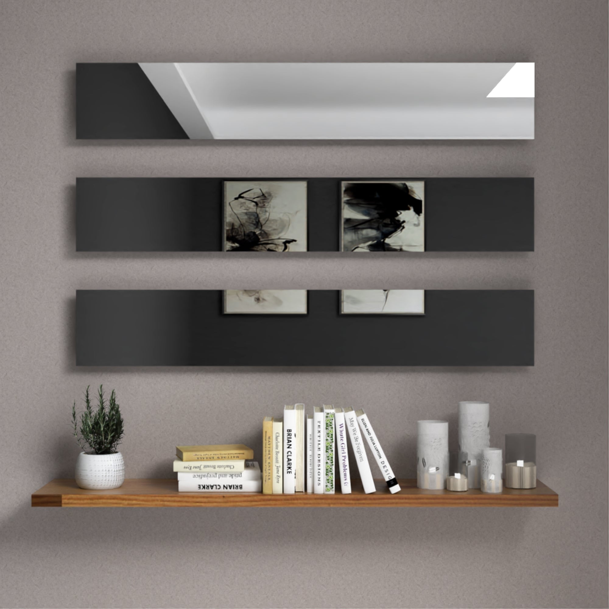 Fmfurniture - Set X3 Espejos Rectangular Fm-036 60x120x0,4