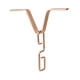 thumbnail image 2 of Clip Adaptador Para Canalones De Cadena De Lluvia, Hardware Exterior, Conector De Hierro A Prueba De Herrumbre, 2 of 3