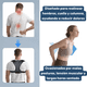thumbnail image 2 of Corrector Postura Espalda Ajustable Soporte Espalda Unisex, 2 of 8