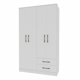 thumbnail image 1 of Clóset Pequim Light 4 Puertas 2 Cajones Blanco, 1 of 7